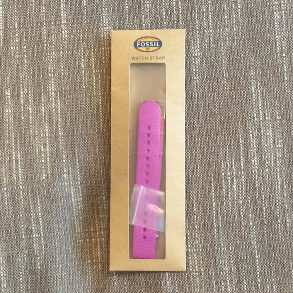 Fossil 18mm Purple Field Watch Strap